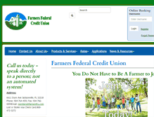 Tablet Screenshot of farmersfcu.com